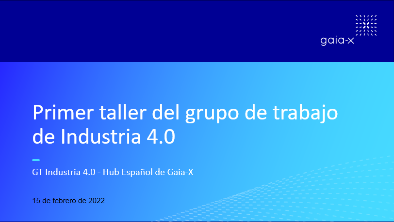 Primer workshop del grupo de trabajo de Industria 4.0