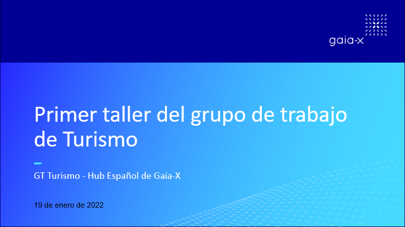 Primer workshop del grupo de trabajo de Turismo