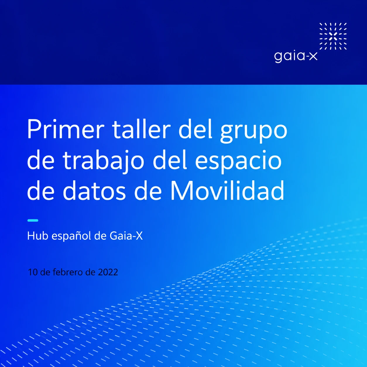 Primer taller del grupo de trabajo de Movilidad
