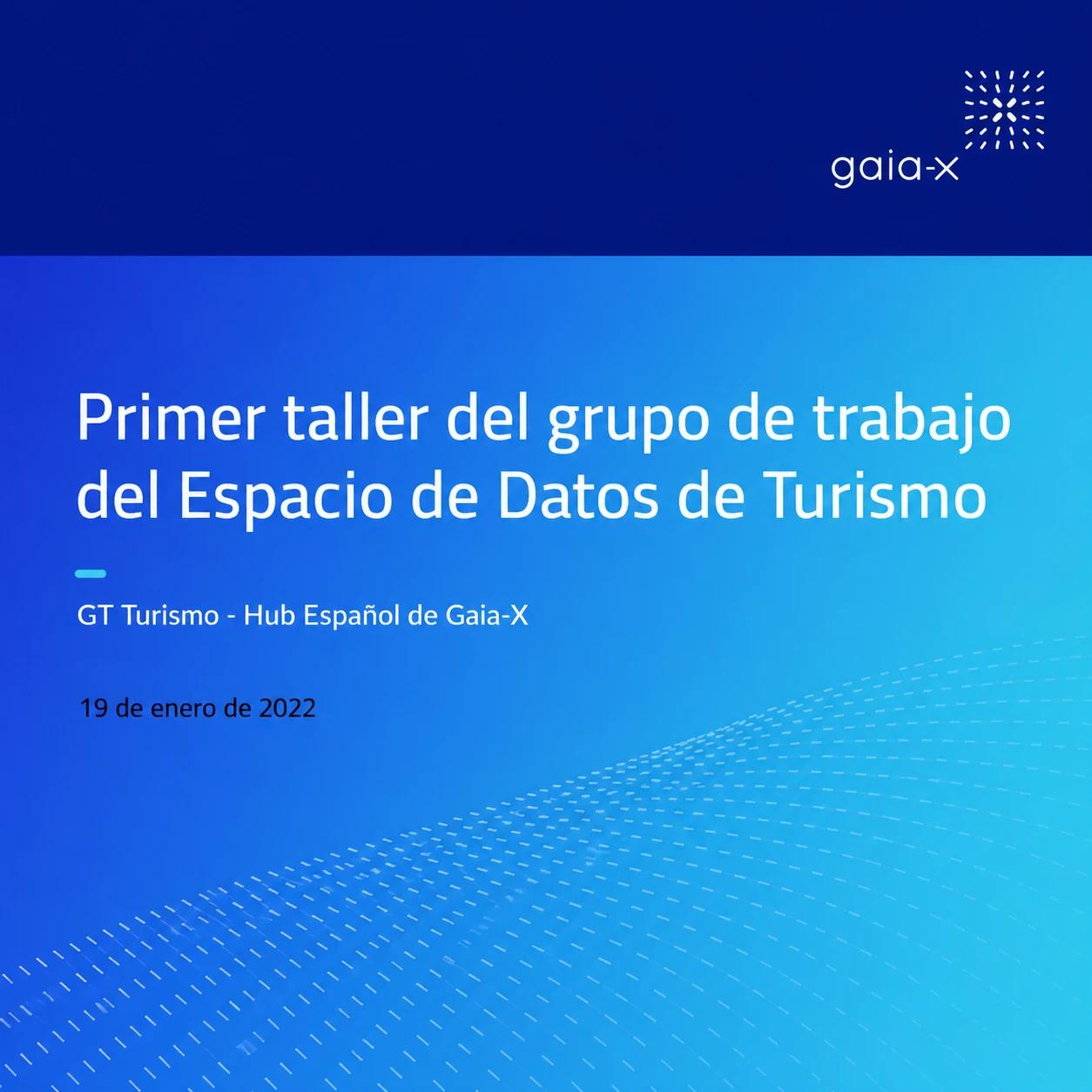 Primer taller del grupo de trabajo de Turismo